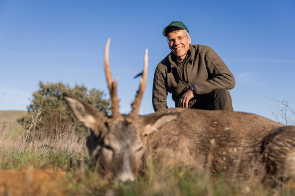 bronze roe deer hunting in spain
