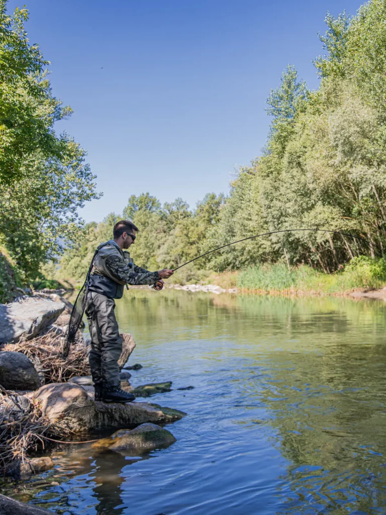 Fly fishing Madrid Spain – guided trout fishing experience.